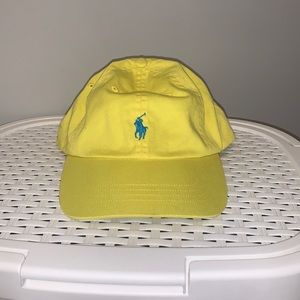 Yellow Ralph Lauren baseball cap